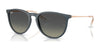 Ray-Ban ERIKA RB4171 Sunglasses | Size 54 / Rubber Blue №681311 / Gradient Grey (2N 22.8%)