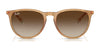 Ray-Ban ERIKA RB4171 Sunglasses | Size 54 / Light Havana №710/71 / G-15 Green (3N 12.9%)