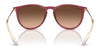 Ray-Ban ERIKA RB4171 Sunglasses | Size 54 / Light Havana №710/71 / G-15 Green (3N 12.9%)