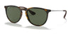 Ray-Ban ERIKA RB4171 Sunglasses | Size 54 / Light Havana №710/71 / G-15 Green (3N 12.9%)