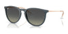 Ray-Ban ERIKA RB4171F Sunglasses / Rubber Blue №681311 / Gradient Grey (2N 22.8%) / Size 57