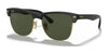 Ray-Ban CLUBMASTER OVERSIZED RB4175 Sunglasses | Size 57 / Black On Gold №877 / G-15 Green (3N 13.2%)