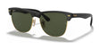 Ray-Ban CLUBMASTER OVERSIZED RB4175 Sunglasses Black On Gold / G-15 Green