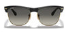 Ray-Ban CLUBMASTER OVERSIZED RB4175 Sunglasses | Size 57 / Black On Gold №877 / G-15 Green (3N 13.2%)