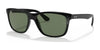 Ray-Ban RB4181 Sunglasses | Size 57 / Black №601 / Green (3N 12.9%)