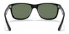 Ray-Ban RB4181 Sunglasses | Size 57 / Black №601 / Green (3N 12.9%)
