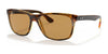 Ray-Ban RB4181 Sunglasses | Size 57 / Light Havana №710/83 / B-15 Brown (Polarized) (3P 17%)