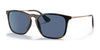 Ray-Ban CHRIS RB4187 Sunglasses | Size 54 / Havana №639080 / Blue (3N 15.3%)