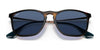 Ray-Ban CHRIS RB4187 Sunglasses | Size 54 / Light Havana №710/71 / Dark Green (3N 12.9%)