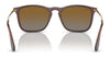 Ray-Ban CHRIS RB4187 Sunglasses | Size 54 / Light Havana №710/71 / Dark Green (3N 12.9%)