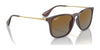Ray-Ban CHRIS RB4187 Sunglasses | Size 54 / Light Havana №710/71 / Dark Green (3N 12.9%)
