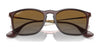 Ray-Ban CHRIS RB4187 Sunglasses | Size 54 / Light Havana №710/71 / Dark Green (3N 12.9%)