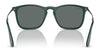 Ray-Ban CHRIS RB4187 Sunglasses | Size 54 / Light Havana №710/71 / Dark Green (3N 12.9%)