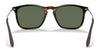 Ray-Ban CHRIS RB4187 Sunglasses | Size 54 / Light Havana №710/71 / Dark Green (3N 12.9%)
