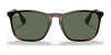 Ray-Ban CHRIS RB4187 Sunglasses | Size 54 / Light Havana №710/71 / Dark Green (3N 12.9%)