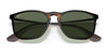 Ray-Ban CHRIS RB4187 Sunglasses | Size 54 / Light Havana №710/71 / Dark Green (3N 12.9%)