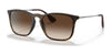 Ray-Ban CHRIS RB4187 Sunglasses | Size 54 / Havana №856/13 / Brown Gradient (3N 16%)
