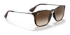 Ray-Ban CHRIS RB4187 Sunglasses | Size 54 / Light Havana №710/71 / Dark Green (3N 12.9%)