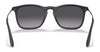 Ray-Ban CHRIS RB4187F Sunglasses | Size 54 / Rubber Black №622/8G / Grey Gradient (3N 15.2%)