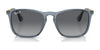 Ray-Ban CHRIS RB4187F Sunglasses | Size 54 / Rubber Black №622/8G / Grey Gradient (3N 15.2%)