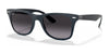 Ray-Ban WAYFARER LITEFORCE RB4195 Sunglasses | Size 52 / Blue №63318G / Grey Gradient (3N 15.2%)