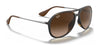 Ray-Ban ALEX RB4201 Sunglasses | Size 59 / Havana №865/13 / Brown Gradient Dark Brown (3N 16%)