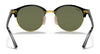 Ray-Ban CLUBROUND RB4246 Sunglasses | Size 51 / Black №901 / G-15 Green (3N 13.2%)