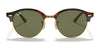 Ray-Ban CLUBROUND RB4246 Sunglasses | Size 51 / Black №901 / G-15 Green (3N 13.2%)
