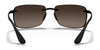 Ray-Ban RB4255 Sunglasses | Size 60 / Black №601/5J / Silver (Polarized) (3P 16%)