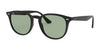 Ray-Ban RB4259F Sunglasses | Size 53 / Black №601/2 / Light Green Classic (1N 57.3%)