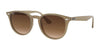 Ray-Ban RB4259F Sunglasses | Size 53 / Beige №616613 / Brown Gradient (3N 16%)