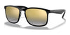 Ray-Ban RB4264 Sunglasses | Size 58 / Black №601/J0 / Blue Mirror Gold Gradient (Polarized) (3P 15.1%)