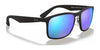 Ray-Ban RB4264 Sunglasses | Size 58 / Black №601/J0 / Blue Mirror Gold Gradient (Polarized) (3P 15.1%)