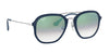 Ray-Ban RB4273 Sunglasses | Size 52 / Blue №63343A / Green Gradient (2N 24.8%)