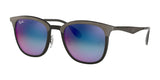 Ray-Ban RB4278 Sunglasses Black & Grey / Blue / Violet Gradient Mirror