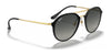 Ray-Ban BLAZE DOUBLEBRIDGE RB4292N Sunglasses | Size 62 / Black №601/11 / Grey Gradient (3N 15.2%)