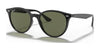 Ray-Ban RB4305 Sunglasses | Size 53 / Black №601/9A / G-15 Green (Polarized) (3P 16%)