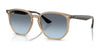 Ray-Ban RB4306 Sunglasses | Size 54 / Turtledove №6788V1 / Blue Gradient Grey (2N 21.1%)