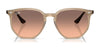 Ray-Ban RB4306F Sunglasses | Size 54 / Black №601/71 / Green Classic (3N 12.0%)