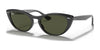 Ray-Ban NINA RB4314N Sunglasses | Size 54 / Black №601/31 / G-15 Green (3N 13.2%)