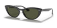 Ray-Ban NINA RB4314N Sunglasses Black / G-15 Green