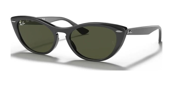 Ray-Ban NINA RB4314N Sunglasses | Size 54 / Black №601/31 / G-15 Green (3N 13.2%)