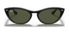 Ray-Ban NINA RB4314N Sunglasses | Size 54 / Black №601/31 / G-15 Green (3N 13.2%)