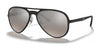 Ray-Ban RB4320CH Sunglasses | Size 58 / Black №601S5J / Silver (Polarized) (3P 16%)