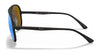 Ray-Ban RB4320CH Sunglasses | Size 58 / Black №601SA1 / Blue (Polarized) (3P 12.5%)