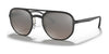 Ray-Ban RB4321CH Sunglasses | Size 53 / Black №601S5J / Silver (Polarized) (3P 16%)