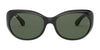 Ray-Ban RB4325 Sunglasses | Size 59 / Black №601/71 / Green (3N 12.9%)