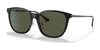 Ray-Ban RB4333D Sunglasses | Size 55 / Black №601/9A / G-15 Green (Polarized) (3P 16%)