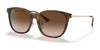 Ray-Ban RB4333D Sunglasses | Size 55 / Light Havana №710/13 / Brown Gradient (3N 16%)