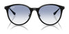 Ray-Ban RB4334D Sunglasses | Size 55 / Black №601/80 / Blue Classic (2N 36.9%)